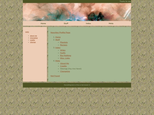 meta/sitemap screenshot