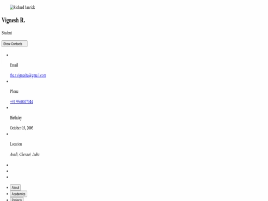 index screenshot