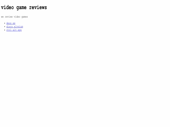 index screenshot