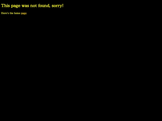 not_found screenshot