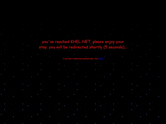 redirect screenshot
