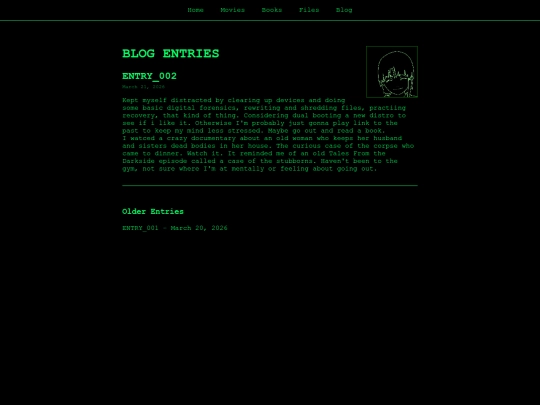 blog screenshot