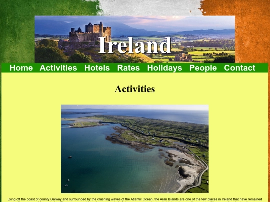 activities screenshot
