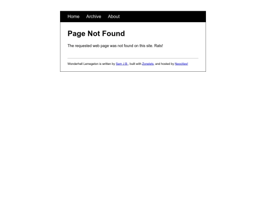 blog/not_found screenshot