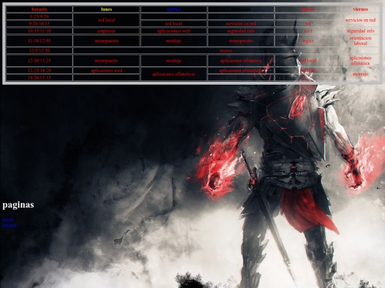 proyecto/tablas screenshot