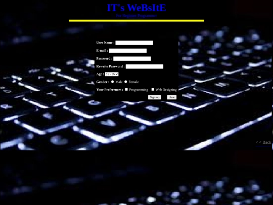 register screenshot