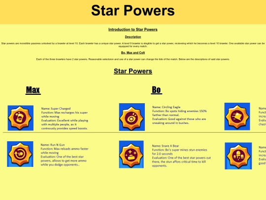 starpowers screenshot