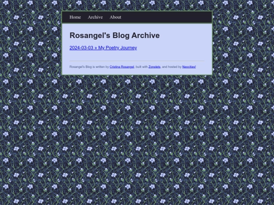 blog/archive screenshot