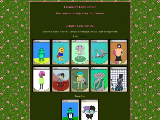 projects/OCCards screenshot