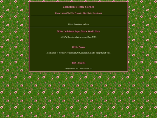 projects/oldStuff screenshot