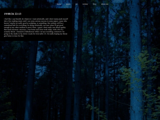 blog screenshot
