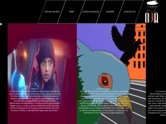 Portafolio/audiovisuales screenshot