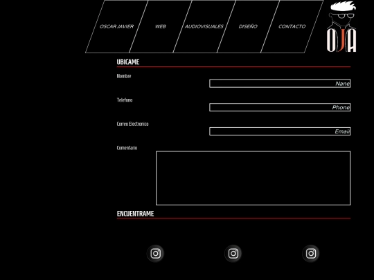 Portafolio/contacto screenshot