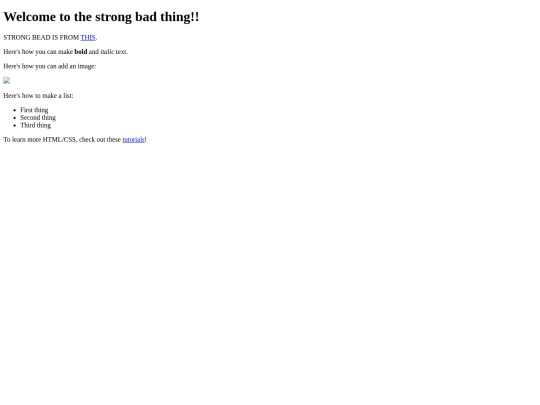 strongbadshit screenshot
