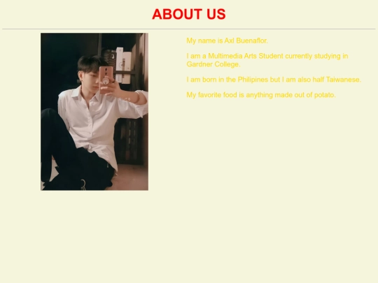 AboutUs screenshot