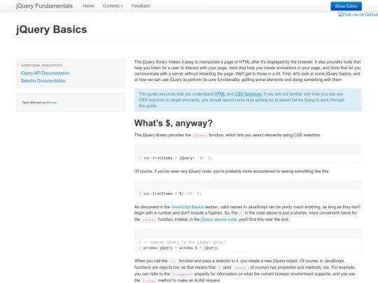 jquery-basics screenshot