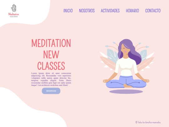 Landing Page screenshot