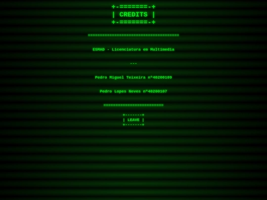 credits screenshot