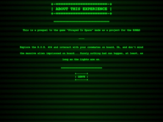 info screenshot