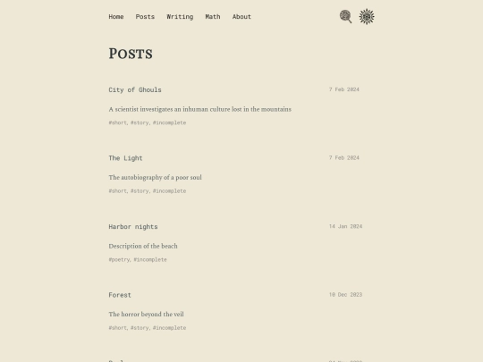 writing/1 screenshot