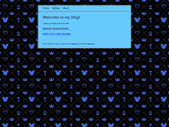 blog screenshot