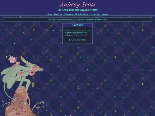 resume screenshot