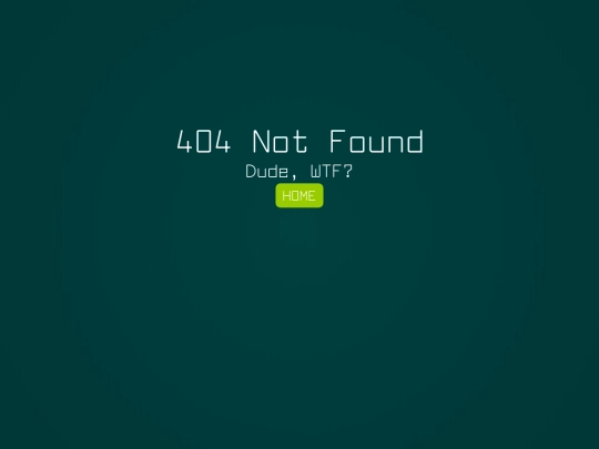 not_found screenshot