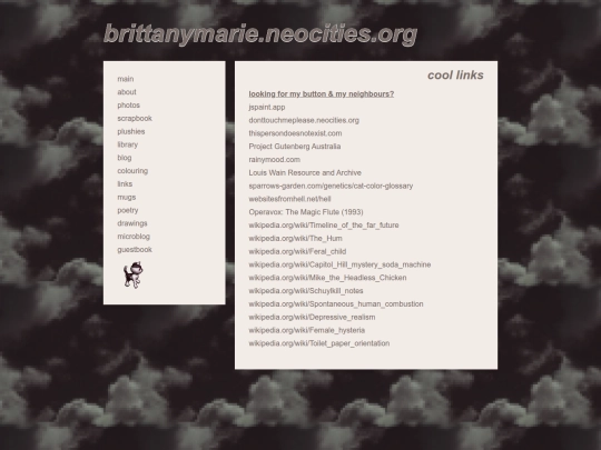 pages/links screenshot