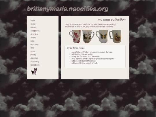 pages/mugs screenshot