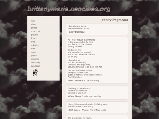 pages/poetry screenshot