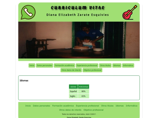 idiomas screenshot