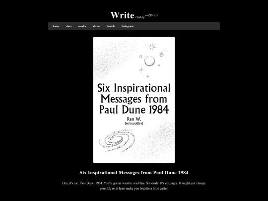 zines screenshot