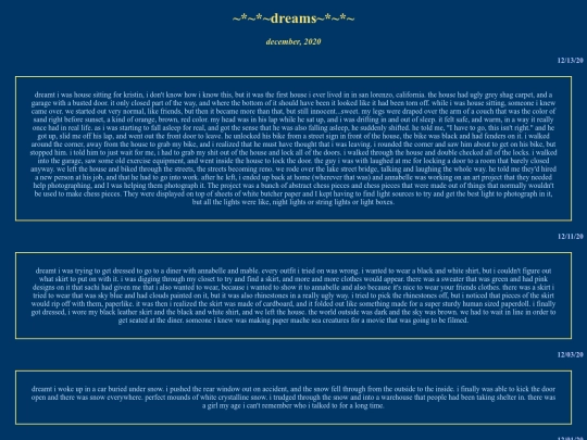 dreamjournal screenshot