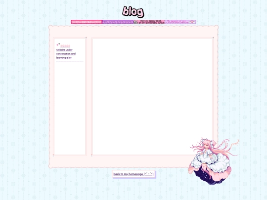 blog screenshot