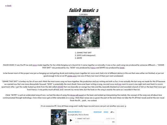 disc/failedmusic2 screenshot
