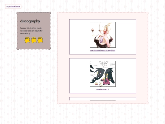 discography screenshot