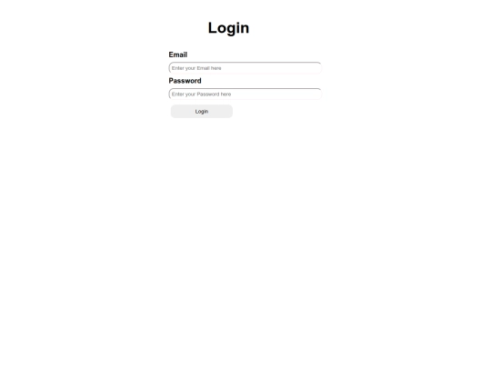 Landing/login screenshot