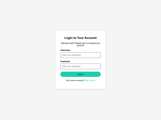 Login&Signup /login screenshot