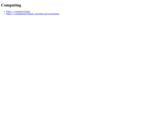 about/computerscience screenshot
