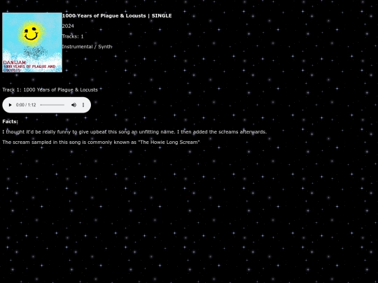 music/1000years_single screenshot