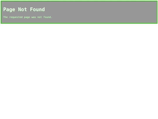 not_found screenshot