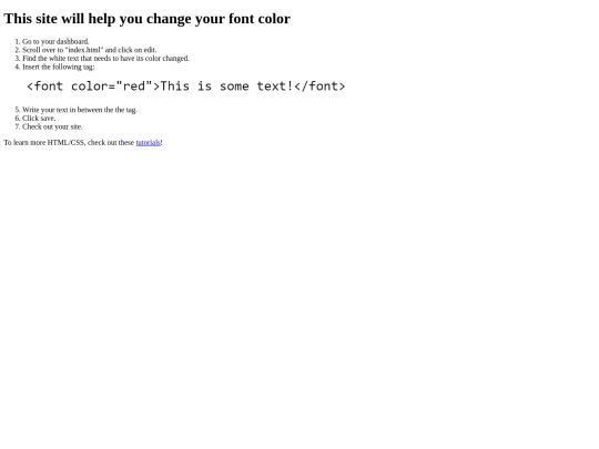 FontInstructions screenshot