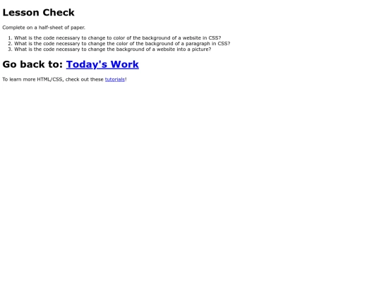 LessonCheck screenshot
