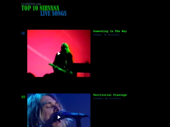 nirvana screenshot
