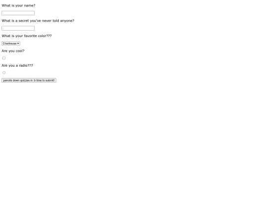 quiz screenshot
