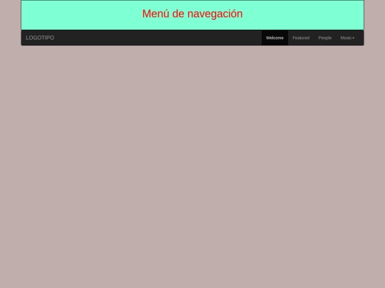menu-bootstrap screenshot