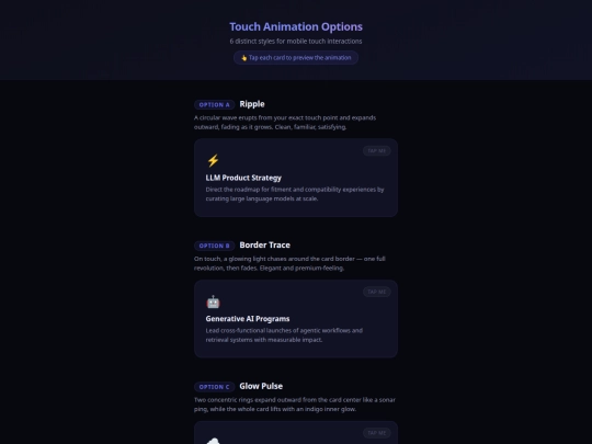touch-animations-demo screenshot