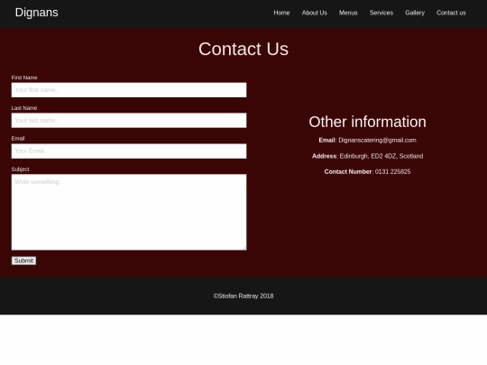 contactUs screenshot