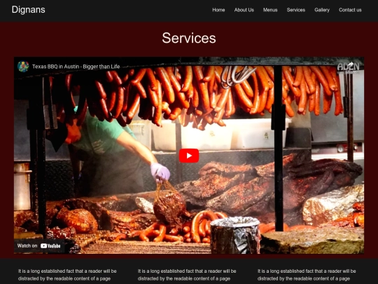 services screenshot