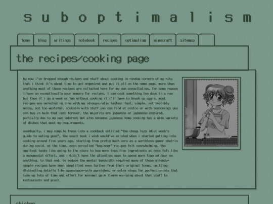 cooking/recipes screenshot